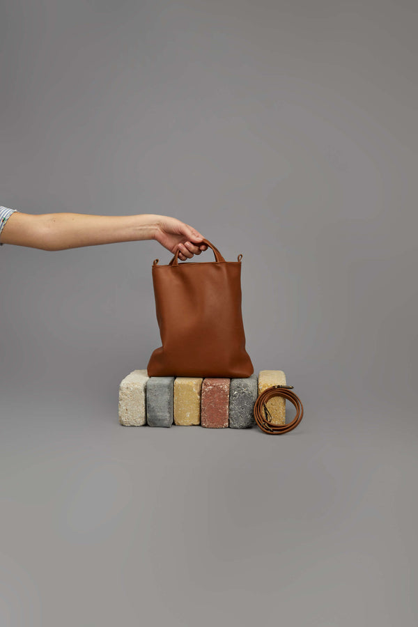 Mini Tote bag in Brown