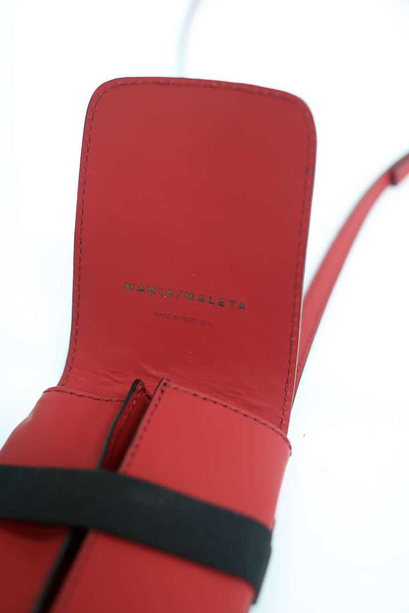 Phone-bag-red-leather-waterproof-