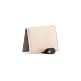 Card holder with elastic leather